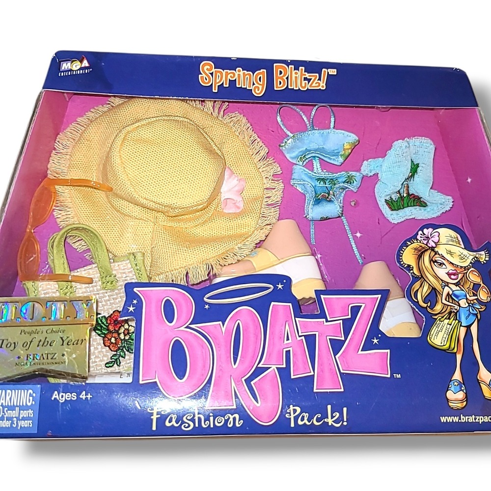 NOS 2003 Bratz Spring Blitz Fashion Pack MGA Doll Clothes Outfit Sealed